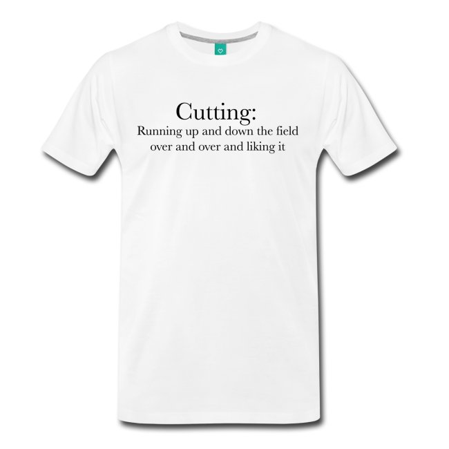 funny ultimate frisbee cutter t-shirt