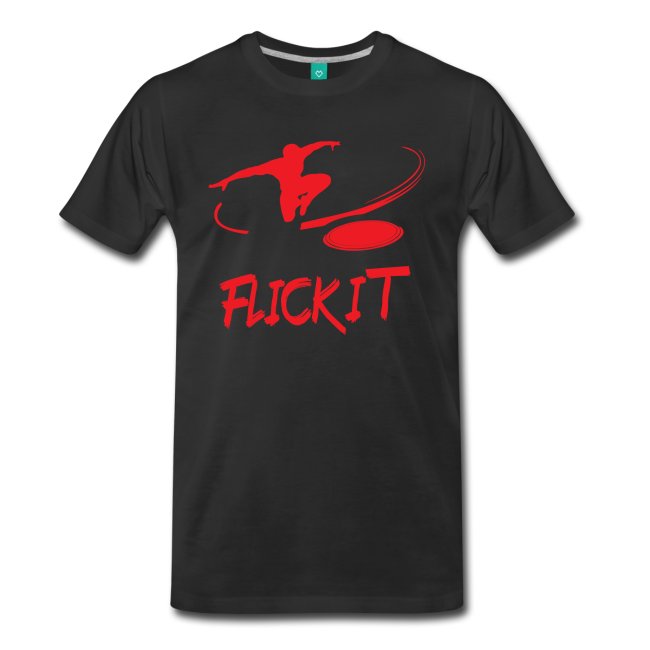 ultimate frisbee flick it t-shirt